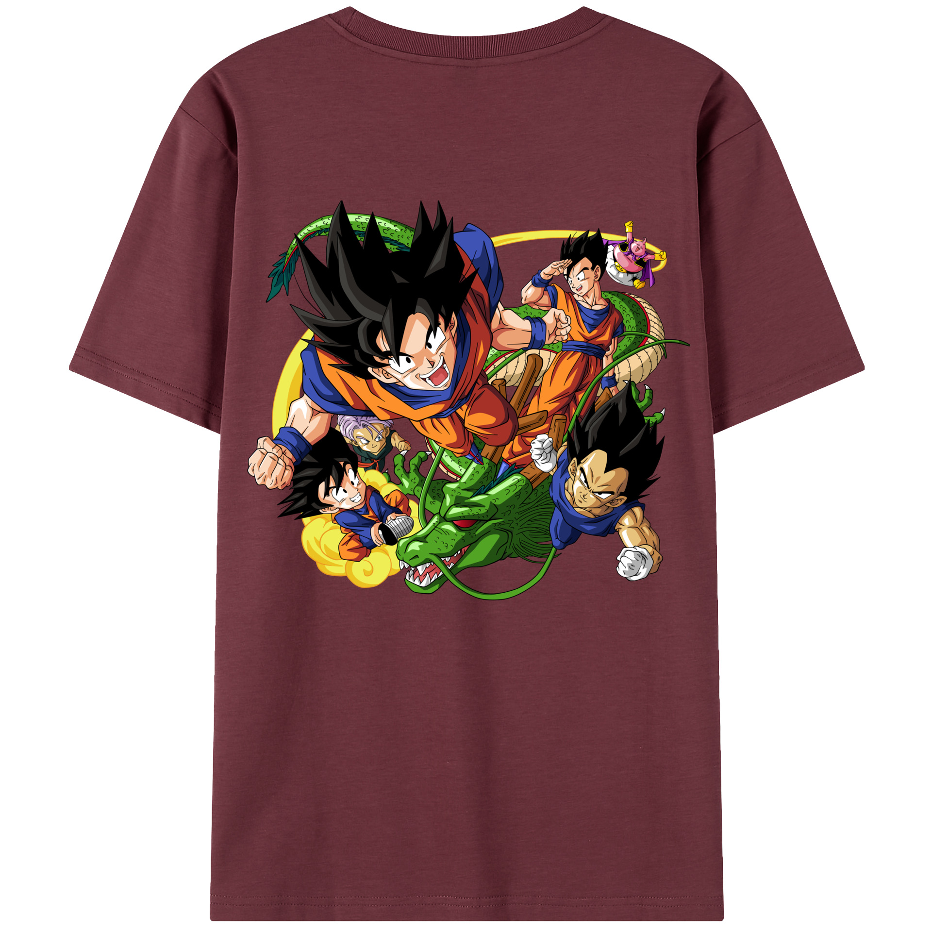（画像用） ドラゴンボール DRAGON BALL 綿100％半袖Tシャツ（背面プリント）